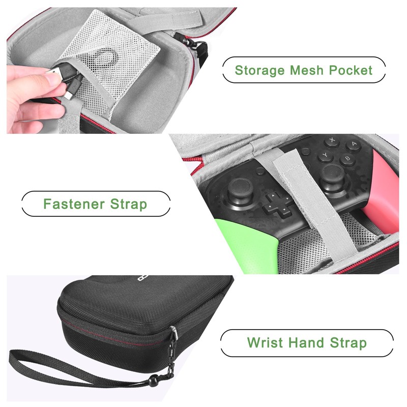 RLSOCO Carrying Case for GameSir G7 SE/Cyclone 2 Wired Controller(Case