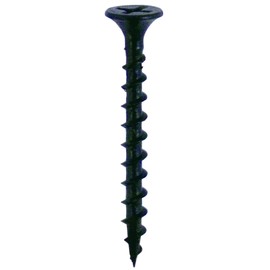 DAIDOHANT 10176792 Course Thread BK (Nominal Diameter d) 3.8 x Length 1.8 inches (45 mm) (Bugle / Full Thread) [Iron / Zinc Phosphate] (110 Pieces)