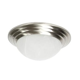 Miseno ML14282 3 Light 16" Wide Flush Mount Bowl Ceiling Fixture - Brushed Nickel