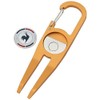 Coq Sportif QQBWJX01 Green Fork, Classic with Marker, Carabiner, Convenient