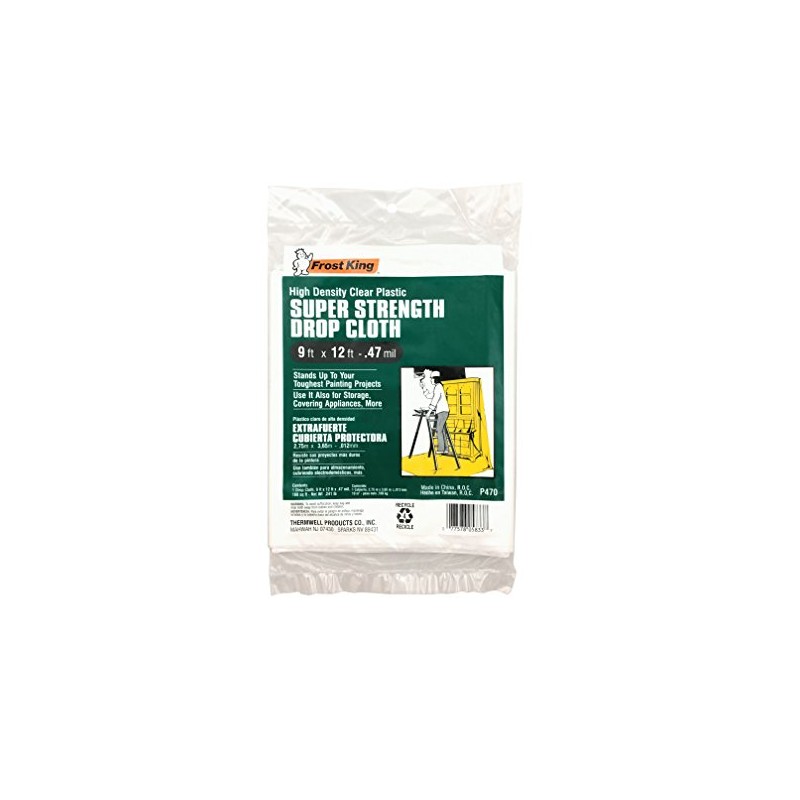 Frost King P470 Super Strength High Density Drop Cloth, White