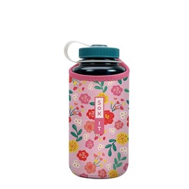 Sok It Botl Sok Water Bottle Sleeve Insulated Neoprene Cover (Bloom Your Way, Fits 32oz Nalgene)
