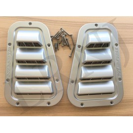KBX HI-FORCE WING TOP AIR INTAKE SET OF 2 COMPATIBLE WITH LAND ROVER DEFENDER 90/110 /130, PART KBX5201