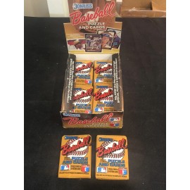 1987 DONRUSS (2) WAX PACK From Box - McGwire, Bo Jackson, Barry Bonds Rookie RC