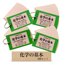 Set of 4 Basic Chemistry (2024) MamaTeacher Cards for Junior High School Exam Preparation