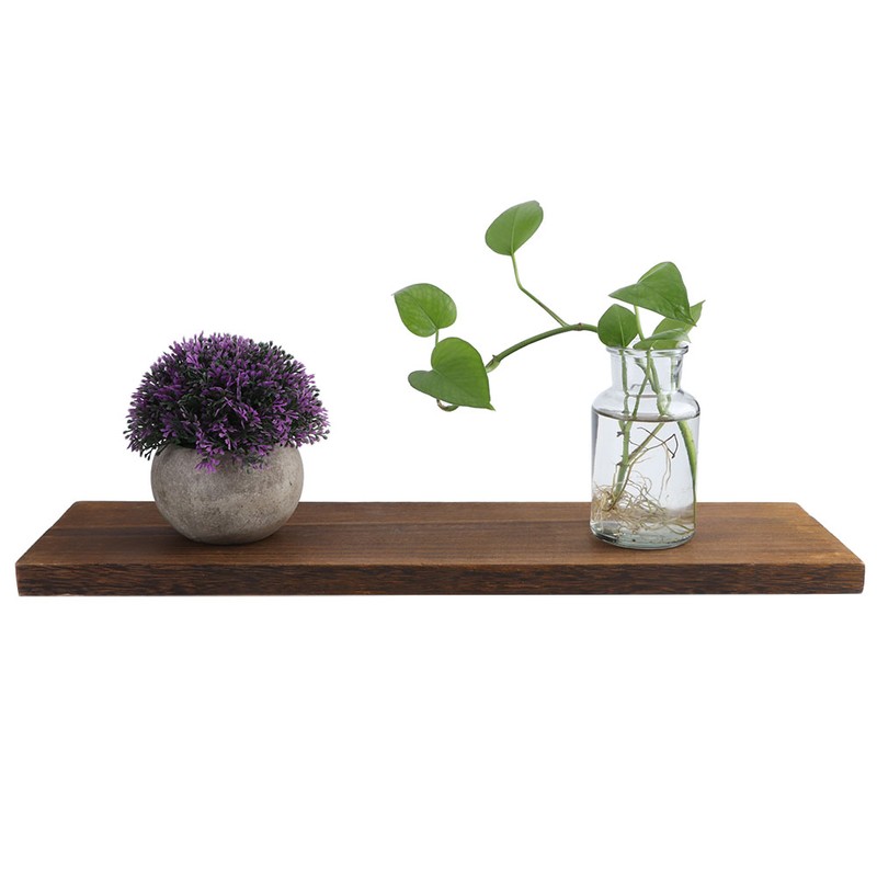 Wall Mounted Storage Shelves Floating Shelf Wood Storage Rack Display