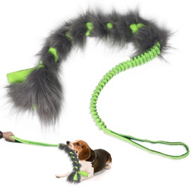 wodoca Christmas Dog Tug Toys Dog Rope Toys Pets Puppy Aggressive Chewers Toys Xmas Pet Gifts, Easy to GRAP Large Dog Chew Toy Ideal for Training for Puppy, Middle Dog Play Hand Made (Green)