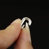 925 Sterling Silver Oval Pearl Necklace Shortener Enhancer, Necklace Clasp