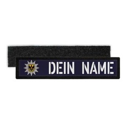 Copytec Patch Name Plate BPOL Stripes Uniform Federal Police Name #34950