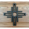 Zia Grille, Window Grille, Gate Hardware Decoration (Matte Bronze PC)