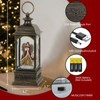 Eldnacele Angel Music Snow Globe Lantern with 6 Hour Timer,