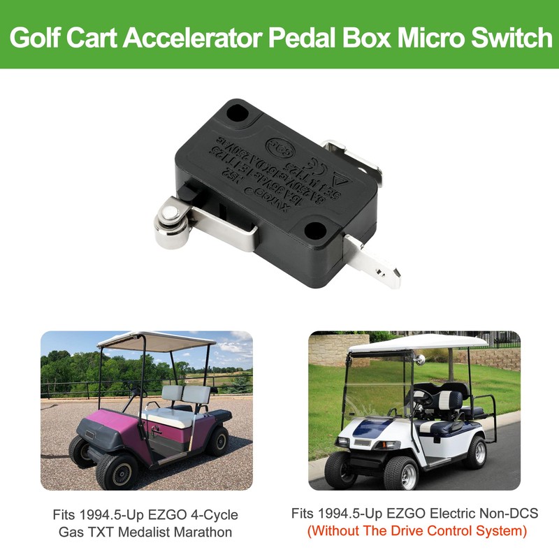 10L0L Golf Cart Accelerator Pedal Box Micro Switch for EZGO