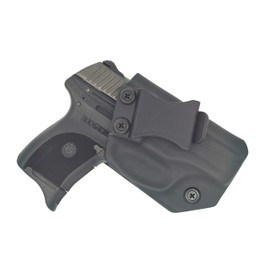 Fast Draw USA - Compatible with Ruger LC9 LC9s LC380 IWB Kydex Holster Inside Waistband Concealed Carry Holster Made in USA (Black-Right Hand)