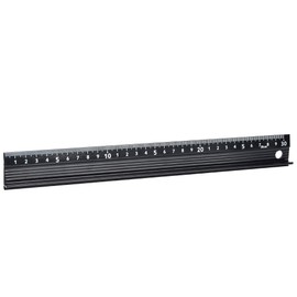 Metal Reglas Acero Inoxidable, Regla de Corte de Aleaci?n de Aluminio Tipo L, La Marca Blanca Grabada por Marca una Escala Digital Precisa y Clara, Para el Dibujo de Oficina