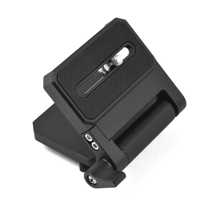 Foldable L-shaped Quick Release Plate Camera L Bracket Aluminum Alloy