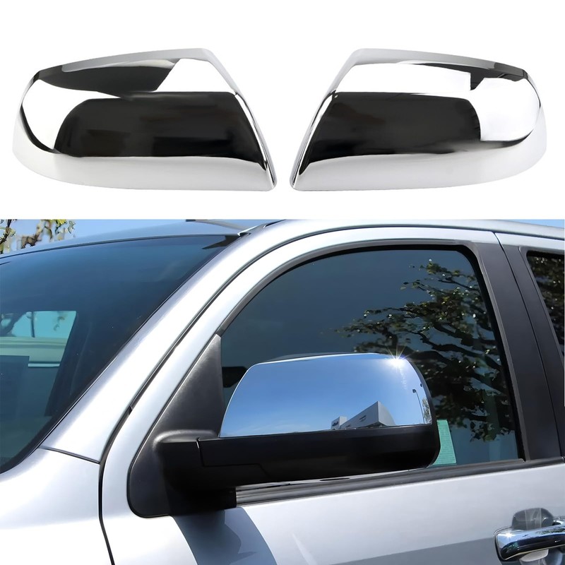 Front Half Mirror Cap Cover For Toyota Tundra Sequoia 2007-2021