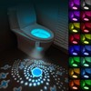 Hsthe Sea 16 Color Motion Sensor Night Light for Toilet