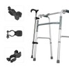 2PCS Cane Holder for Rollator, Wheelchair Cane Holder, Cane Holder