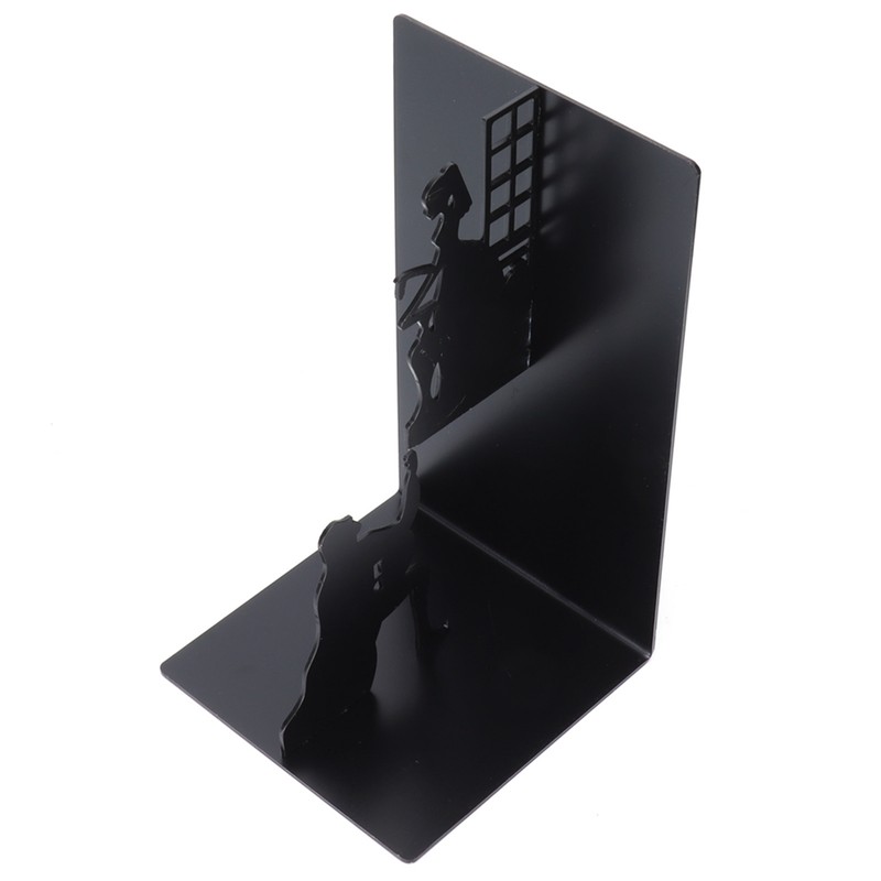 Wrought Iron Figure Book Stand Readers Book Stand Bookshelf Ornaments