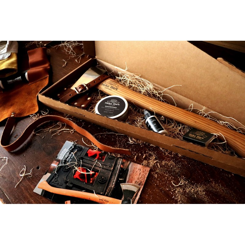 Helko Werk Dual Grit Axe Sharpening Stone - Axe Sharpener,