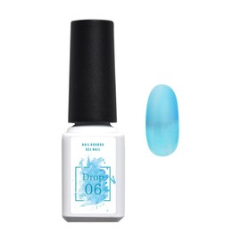 Drop Color Gel Cosmetics 280 Colors to Choose from "self" Gel Nail Pearl Glitter Shell Color Gel Popular Self Gel Nail Easy Cute (Drop [06], 0.2 oz (5g)