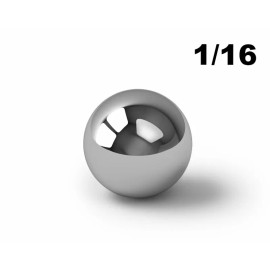 BC Precision 1000 1/16" Inch G5 Precision Chromium Chrome Steel Bearing Balls AISI 52100