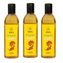 JIVA Jiva ayurveda Massage oil 120 ml (pack of 3)