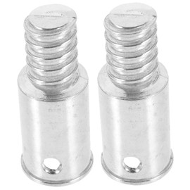 Yardwe 2 Puntas De Mango para Postes Adaptador De Poste para Conector De Escoba Puntas De Mango para Postes De Madera Kit De Reparación De Punta Roscada Varilla De Extensión Cabezal