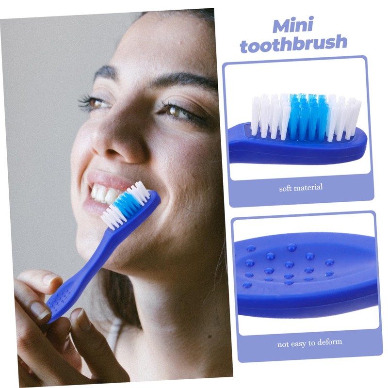 TOVINANNA 10Pcs Soft Tiny Toothbrushes for Inmates Gentle Gums Practical