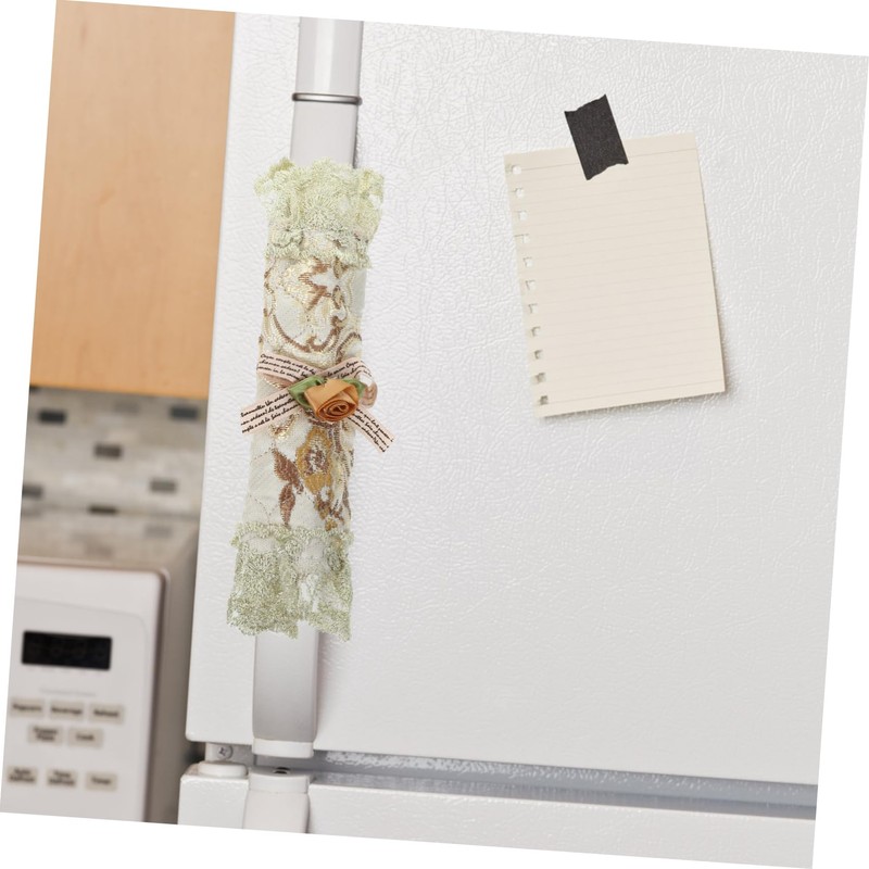 DOITOOL 2pcs Refrigerator Handle Gloves Covers Fridge Cover to Protect