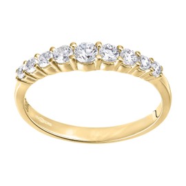 Old English Jewellers 9ct Yellow Gold 0.25ct Ladies Eternity Ring - size J to V (R)