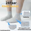 ZERULETS 24 Pairs of Sneaker Boys Socks Children's Socks Boys
