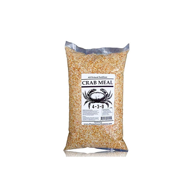 Crab Meal - Organic Natural Crab Meal Fertilizer (5 lbs)