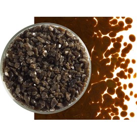 Woodland Brown Glass Frit Coarse Bullseye COE 90 Fusible- 4 Ounces