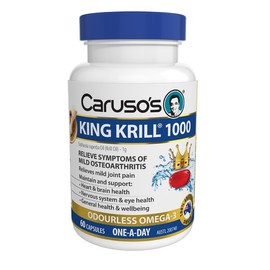 Caruso’s Natural Health Caruso's King Krill 1000mg One A Day Cap X 60