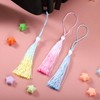 sourcing map Bookmark Tassels - 2Pcs 13cm/5" Silky Soft Mini