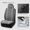 Road Comforts Baja Blanket Seat Covers Gray Diamond Bucket Seat