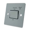 AET FSC3PFANBS Satin Chrome Flat Black Insert Metal Rocker Switch-10