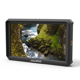 LILLIPUT A5 5 Inch IPS Camera-Top Broadcast Monitor for 4K Full HD Camcorder & DSLR with 1920x1080 High Resolution 1000:1 Contrast Application for Taking Photos & Making Movies
