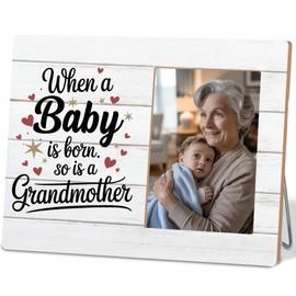 New Grandma Gifts,when a baby is born so is a grandmother 6x4 Picture Frame
