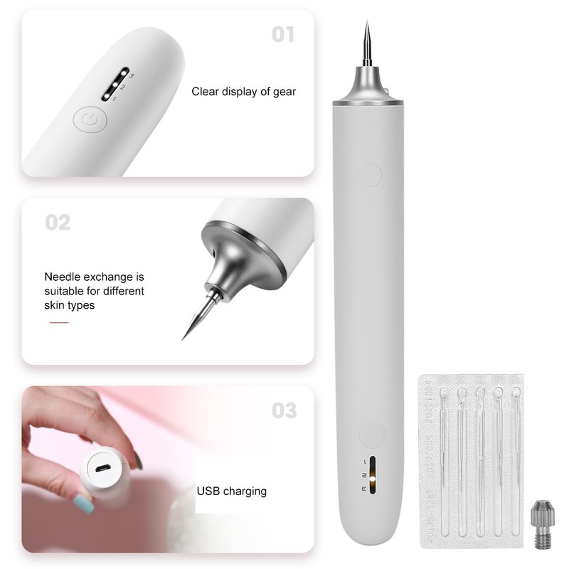 Mole Removal Pen USB 3 Gears Adjustment Freckle Spots Removal