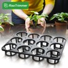 RooTrimmer 12 Cell Round Nursery Pots Tray, Plant Pot Shuttle