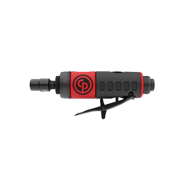 Chicago Pneumatic - CP7405 - 1/4"(6 mm) Pneumatic Die Grinder - Max Power : 0.34 hp - 1/4 (6.4mm) - 28000 RPM , Red