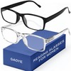 Gaoye 2-Pack of Reading Glasses - Blue-Light Filter, UV Protection