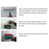 BUUEERR 5" Pattern Paint Roller Brush Sleeve Texture Stencil Wall