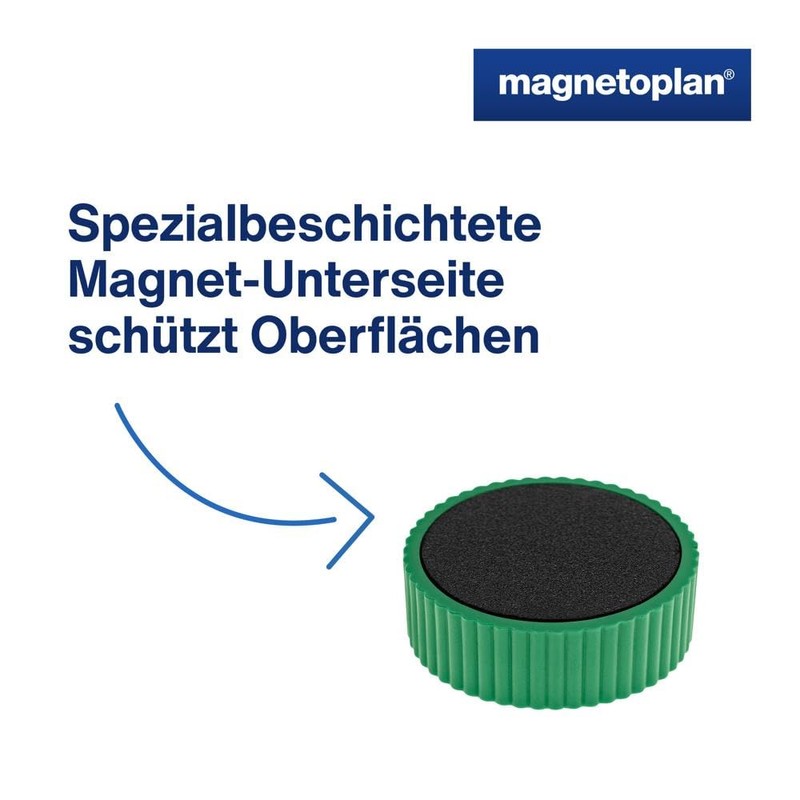 Magnetoplan Magnum Magnet Holder 34 mm 10 Items Green