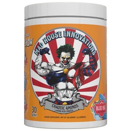 Mad House Innovations Chaotic Aminos - Amino Acid Complex - BCAA & EAA Supplement for Recovery & Welleness (30 Servings) Healthcare Fitness - Choose Flavor: Blue Razz