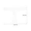 Operitacx Transparent Acrylic Cutting Board Handle Template Large Woodworking Guide