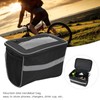 Mountain Bike Bicycle Handlebar Front Basket Bag with TPU Touchscreen
