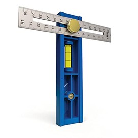 KREG Multi-Mark Scribing and Measuring Tool for Precise Measurements Blue Multitool
